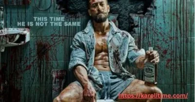 Baaghi 4 First Look: Tiger Shroff Sitting on the commode with whiskey bottles in hand, amazing franchaise Come In 2025